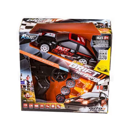 Samochód Do Driftu, Auto RC Drift 1:24 2,4 GHz 4WD CZARNY-1644905
