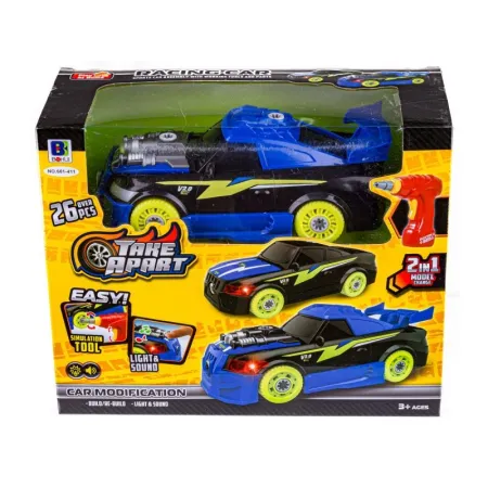 Samochód Auto sportowy BMW do rozkręcania i skręcania Wkrętarka-1644932