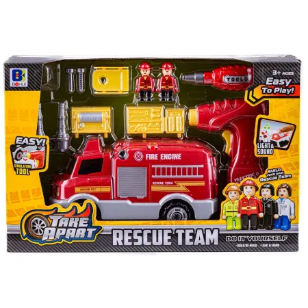 Samochód, WÓZ STRAŻACKI, Ciężarówka do rozkręcania i skręcania, STRAŻ POŻARNA Wkrętarka-1644942