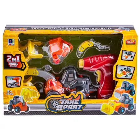 KOPARKA, SPYCH, WALEC do rozkręcania i skręcania, 3w1, Wkrętarka-1644986