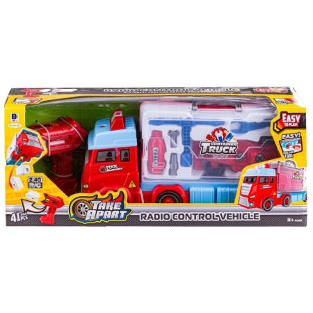 Ciężarówka RC 2,4GHz + Formuła Wyścigówka, Zestaw do rozkręcania i skręcania, Akcesoria + Narzędzia-1645002