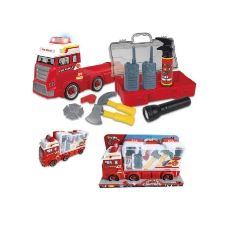 Zestaw Strażaka, Wóz Strażacki + Akcesoria-1645030