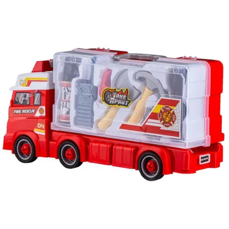 Zestaw Strażaka, Wóz Strażacki + Akcesoria-1645032