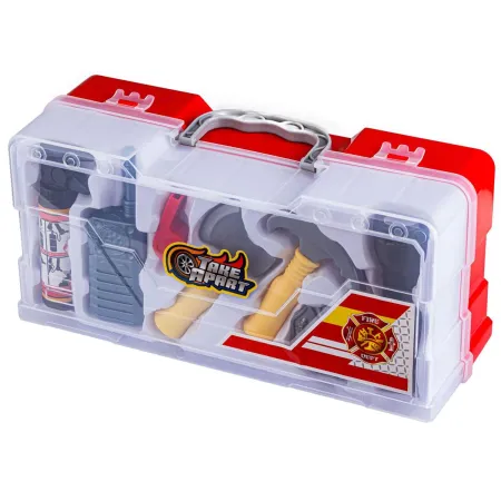 Zestaw Strażaka, Wóz Strażacki + Akcesoria-1645035