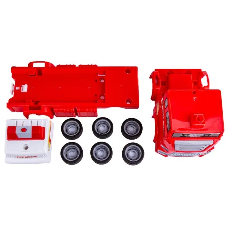 Zestaw Strażaka, Wóz Strażacki + Akcesoria-1645037