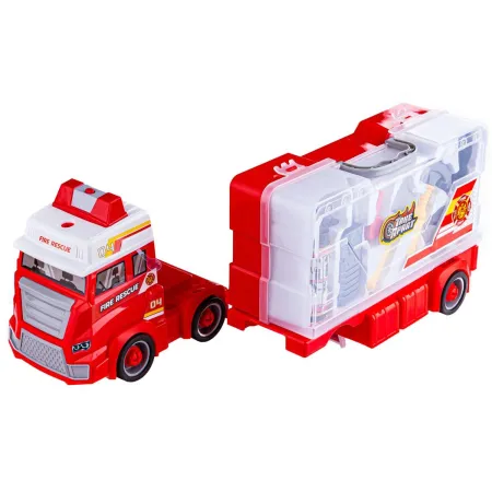 Zestaw Strażaka, Wóz Strażacki + Akcesoria-1645038