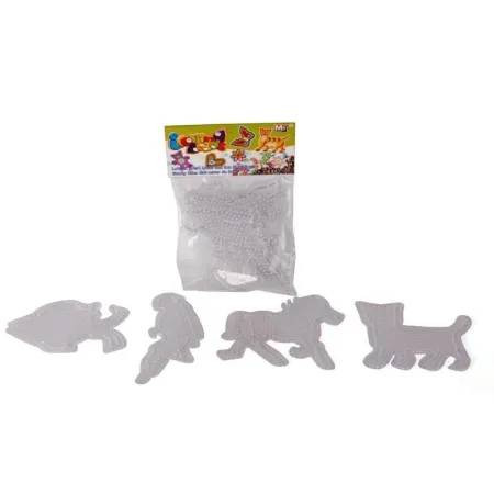 Szablon Do Prasowanek, Podstawka 4 Wzory, KOTEK KONIK PAPUGA RYBKA Prasowanka Koraliki Do Prasowania-1645048