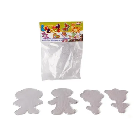 Szablon Do Prasowanek, Podstawka 4 Wzory, LUDZIKI, KWIATY Prasowanka Koraliki Do Prasowania-1645052