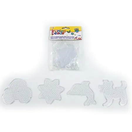 Szablon Do Prasowanek, Podstawka 4 Wzory, AUTKO KWIATEK DELFIN PIESEK Prasowanka Koraliki Do Prasowania-1645056