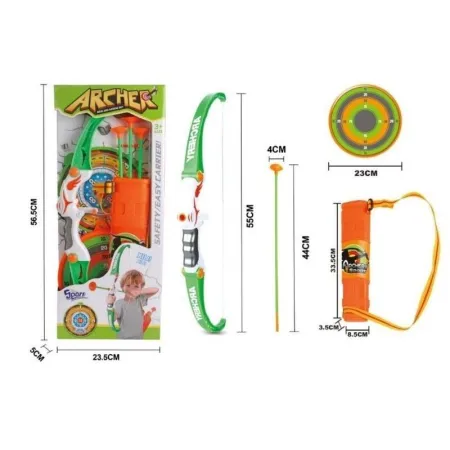 Zestaw Łuczniczy, Łuk + Akcesoria, Strzały, Tarcza-1645068