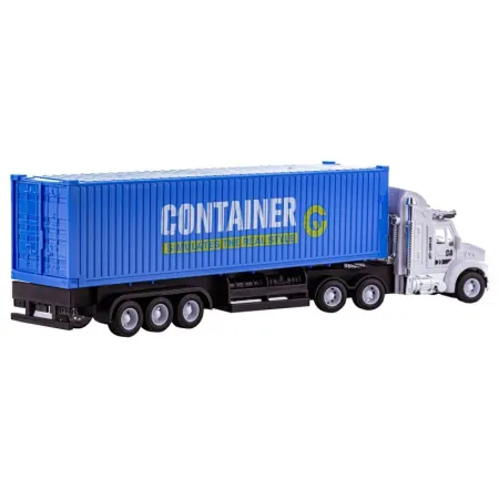 Zestaw 3 Ciężarówek, Samochód Ciężarowy + Naczepa, TIR - 3 Sztuki-1645075