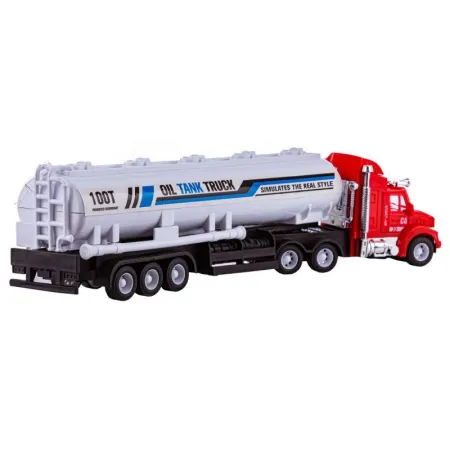 Zestaw 3 Ciężarówek, Samochód Ciężarowy + Naczepa, TIR - 3 Sztuki-1645076