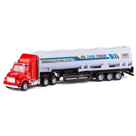 Zestaw 3 Ciężarówek, Samochód Ciężarowy + Naczepa, TIR - 3 Sztuki-1645077