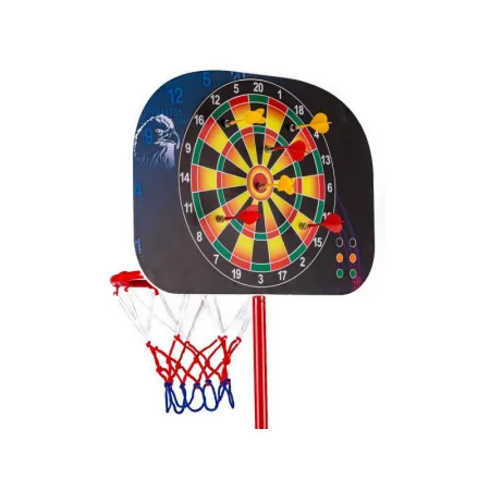 Zestaw Gier 2w1 Koszykówka Dart Rzutki 166cm-1645084
