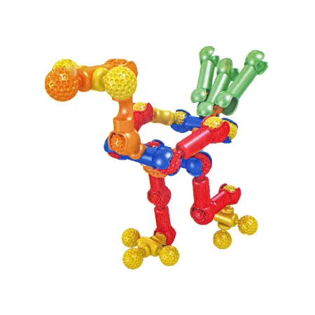 Kolorowe Klocki Konstrukcyjne Szkielet 40 Elementów-1645100