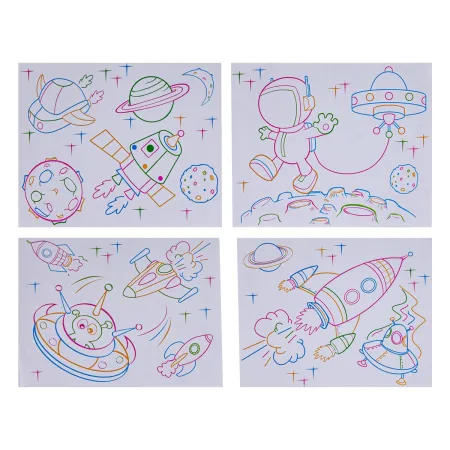 Magiczna, Podświetlana Tablica Do Malowania Rysowania + Okulary 3D KOSMOS-1645123