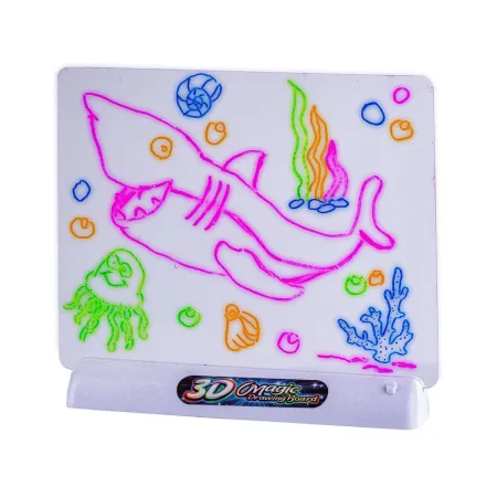 Magiczna, Podświetlana Tablica Do Malowania Rysowania + Okulary 3D OCEAN-1645138