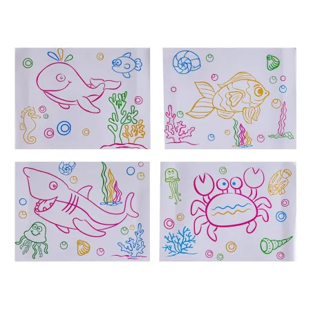 Magiczna, Podświetlana Tablica Do Malowania Rysowania + Okulary 3D OCEAN-1645139