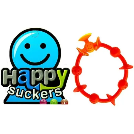 Klocki Konstrukcyjne, Kolorowe Przyssawki, Wesołe Buźki 12 Sztuk-1645154