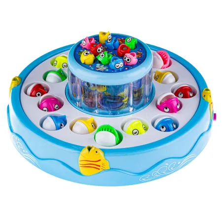 Gra WĘDKOWANIE, Rybki, Łowienie Rybek, 2 Jeziorka, Podświetlenie, Dźwięk-1645158