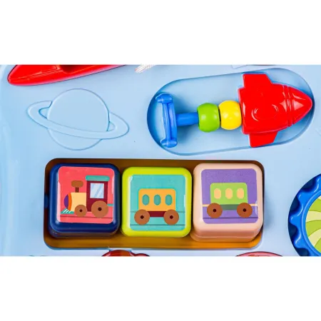 Chodzik Edukacyjny, Muzyczny Pchacz, Stolik BIAŁO-BŁĘKITNY-1645188