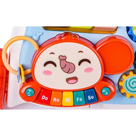 Chodzik Edukacyjny, Muzyczny Pchacz, Stolik BIAŁO-BŁĘKITNY-1645189