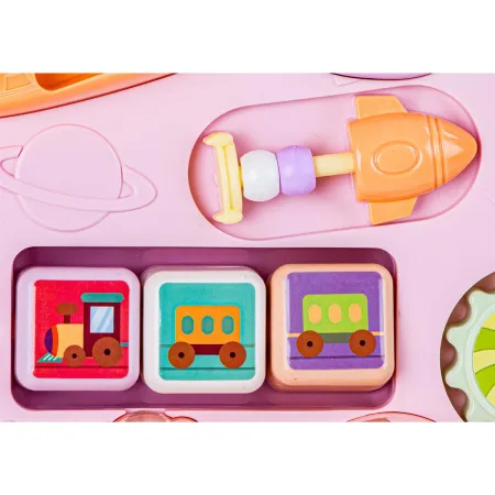 Chodzik Edukacyjny, Muzyczny Pchacz, Stolik BIAŁO-RÓŻOWY-1645201