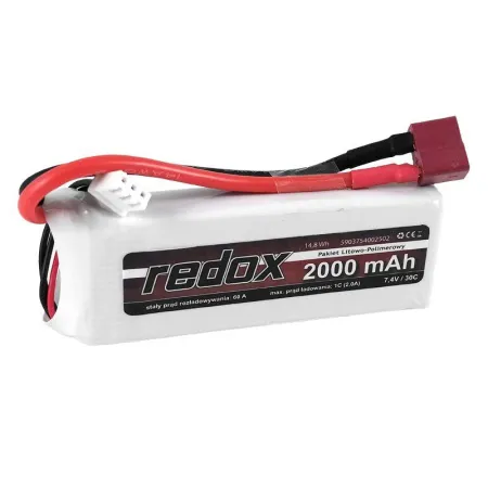 Redox ASG 2000 mAh 7,4V 30C DEAN (scalony) - pakiet LiPo