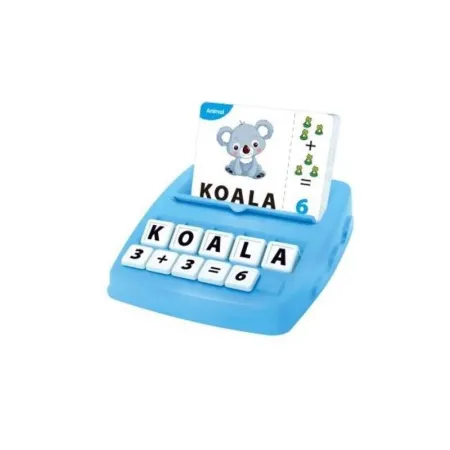 Edukacyjna Gra Słów 2w1 Dopasuj Literki, Nauka Języka Angielskiego I Matematyki Nauka Liczenia Fiszki-1645296