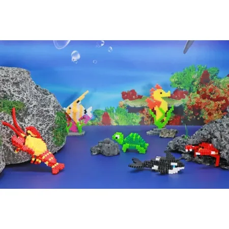 Prasowanka, Koraliki Do Prasowania, Zestaw OCEAN 3D 3000 Sztuk-1645315