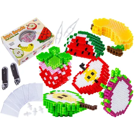 Prasowanka, Koraliki Do Prasowania, Zestaw OWOCE 3D 3000 Sztuk