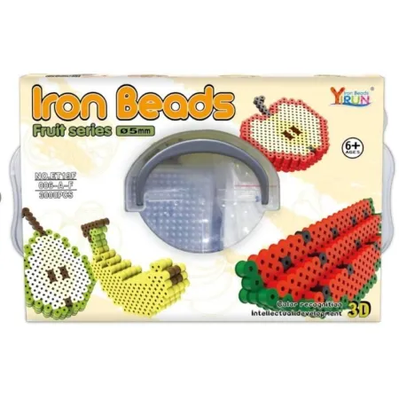 Prasowanka, Koraliki Do Prasowania, Zestaw OWOCE 3D 3000 Sztuk-1645317