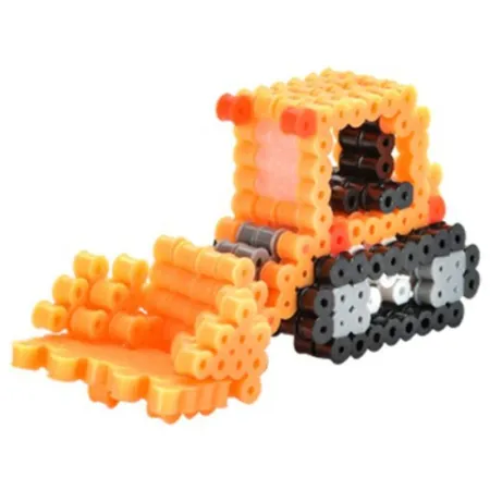 Prasowanka, Koraliki Do Prasowania, Zestaw POJAZDY BUDOWLANE 3D 3000 Sztuk-1645324