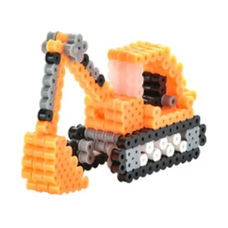 Prasowanka, Koraliki Do Prasowania, Zestaw POJAZDY BUDOWLANE 3D 3000 Sztuk-1645326