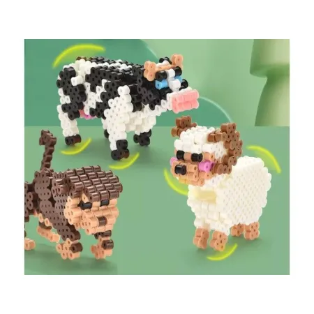 Prasowanka, Koraliki Do Prasowania, Zestaw ZWIERZĘTA 3D 3000 Sztuk-1645338