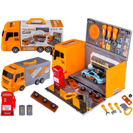 Ciężarówka, Warsztat Samochodowy + Narzędzia 36 Elementów Samochód Auto