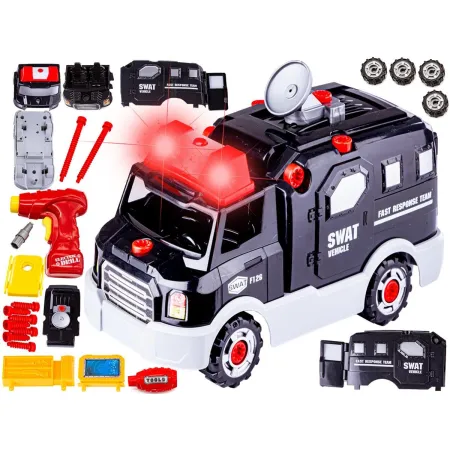 Samochód, Ciężarówka SWAT Policja do rozkręcania i skręcania, Wkrętarka