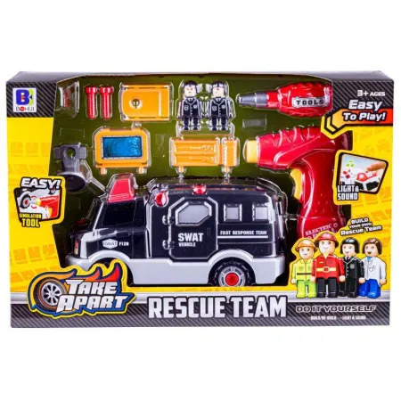 Samochód, Ciężarówka SWAT Policja do rozkręcania i skręcania, Wkrętarka-1645400