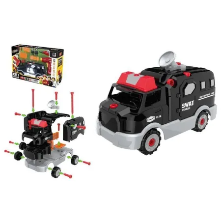 Samochód, Ciężarówka SWAT Policja do rozkręcania i skręcania, Wkrętarka-1645401