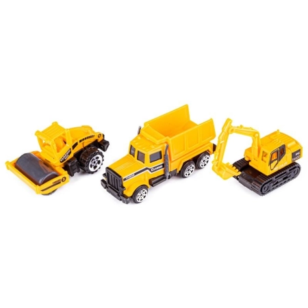 Ciężarówka, Transporter + Auta, Otwierana Laweta, Pojazdy Budowlane 7w1-1645442