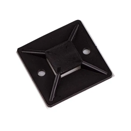 Uchwyt Do Opaski Samozaciskowej 25x25mm, Samoprzylepna, Zestaw 100 Sztuk Mocowanie Opaski Kablowej Trytytki