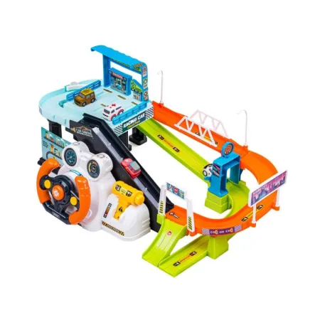 Interaktywny Tor Przeszkód + Pojazdy, Zjazd Samochodowy + Kierownica-1645478