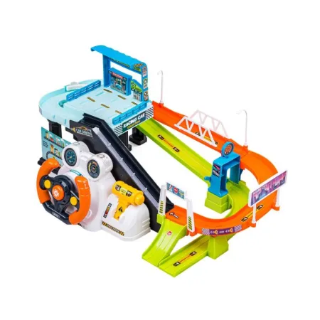 Interaktywny Tor Przeszkód + Pojazdy, Zjazd Samochodowy + Kierownica-1645481