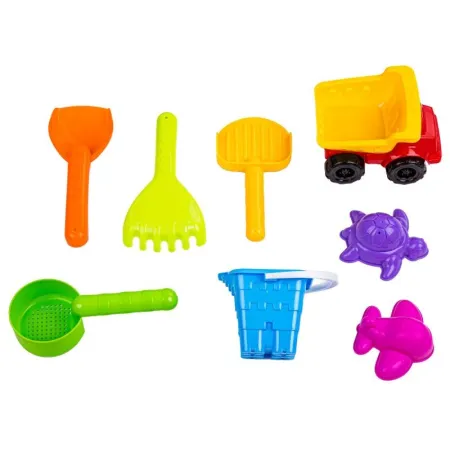 Piaskownica Zamek + Akcesoria, Koparka, Basen, Zjeżdżalnia-1645515