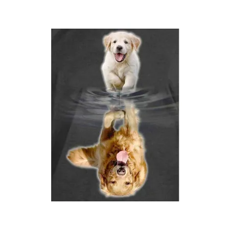 Haft Diamentowy, Obraz, Mozaika Diamentowa Diamond Painting, ODBICIE LUSTRZANE - PIES 30x40cm