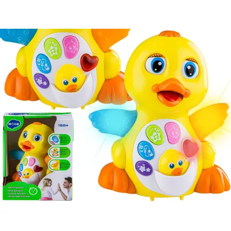 Interaktywna Kaczka Jeżdżąca Tańcząca Kaczuszka Edukacyjna
