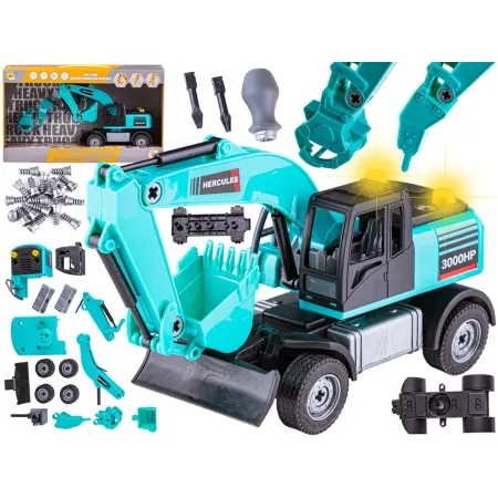 KOPARKA SPYCH do rozkręcania i skręcania 72 elementy