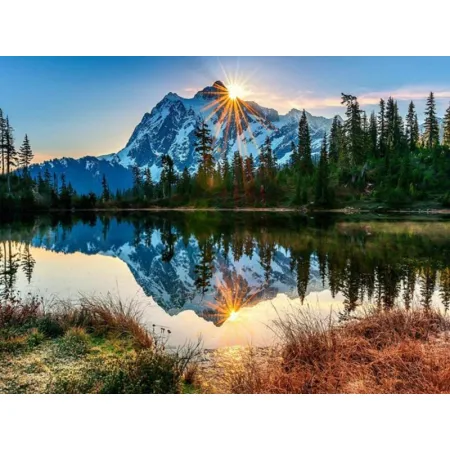 Haft Diamentowy, Obraz, Mozaika Diamentowa Diamond Painting, GÓRSKI KRAJOBRAZ 40x30cm