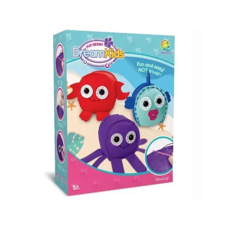 Zestaw Kreatywnych Wyszywanek Do Szycia Maskotek Poduszek Zwierzęta Morskie Maskotka Poduszka-1645796