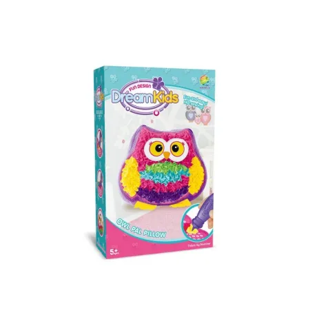 Zestaw Kreatywny Wyszywanka  Poduszka Pluszowa Maskotka Do Szycia DIY SOWA-1645833